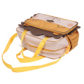 Cute yellow cartoon large capacity mommy shoulder bag