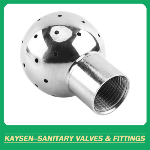Sanitary Fixed ball cleaning female threaded
