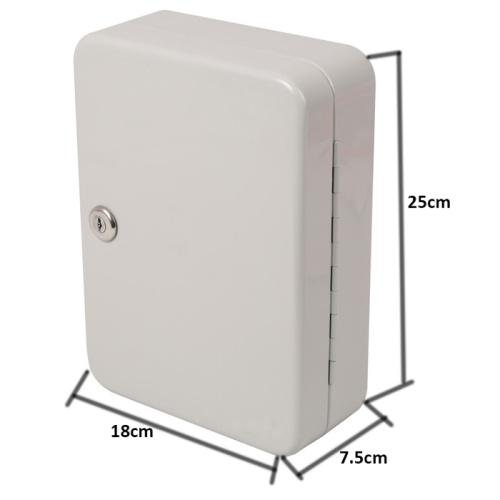 Key Lock Box Wall Mounted with Key Hooks