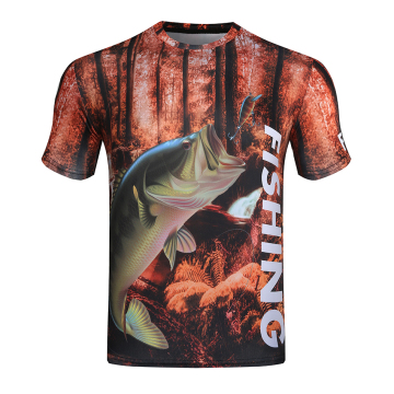 Quick Dry Short Sleeve Performance T-Shirts for Fishing and Hiking