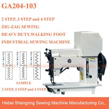 204-103 zigzag sewing machine with large barrel shuttle hook and reverse stitch                        
                                                Quality Choice
