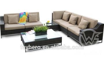 GW4002 patio furniture outdoor furniture wicker sectional sofa