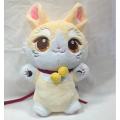 Lindo regalo de juguete de felpa de gatito amarillo