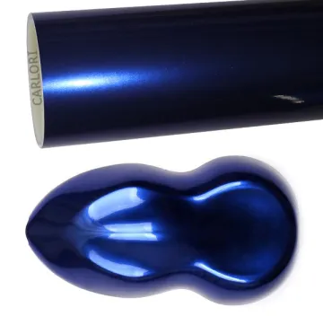 metallic gloss blueberry car wrap
