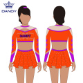 Custom royal blue cheer uniform