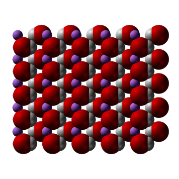 Lithiumhydroxid Lioh wird in Raumfahrzeugen verwendet