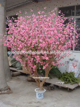 artificial plant/artificial plants and trees/china artificial fake cherry blossom trees fabric flowers