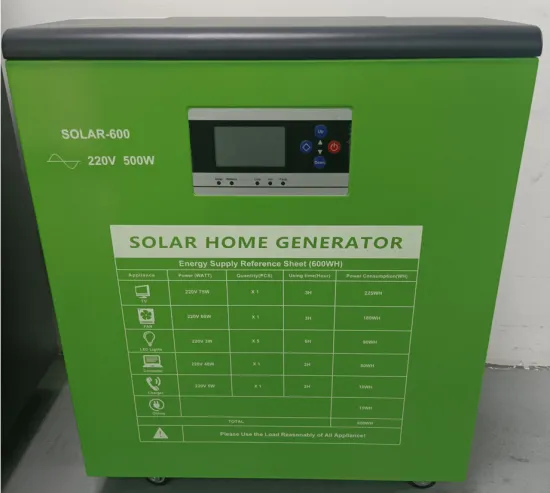 Portable Power Station: SOLAR Home Commercial All-In-One Off-Grid 500W Off-Grid Solar Power Generator