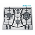 4 Burners Stainless Steel Brushed Gas Hob