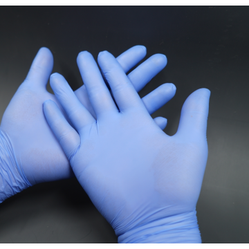 Guantes de examen sin polvo de nitrilo