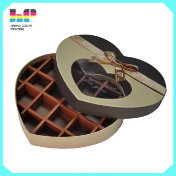 Fancy flat pack rectangular handmade paper chocolate boxes