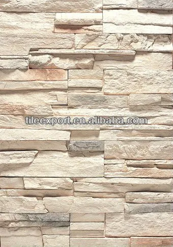 white quartzite ledge stone