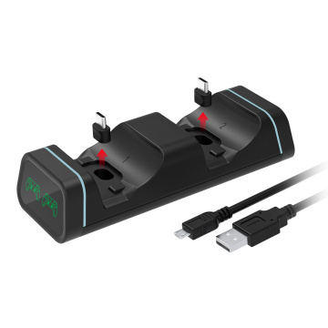 Multifunction DualSense LED Charging Dock Station for PS5, Xbox Series S/X, and Nintendo Switch Pro Controllers