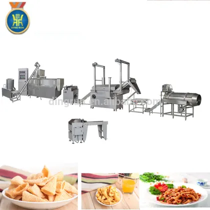 The fried snack food production line for bugle