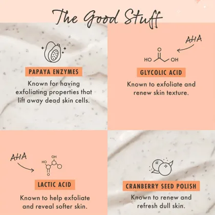 Private Label AHA Glycolic Acid Papaya Enzyme Face Peel Mask