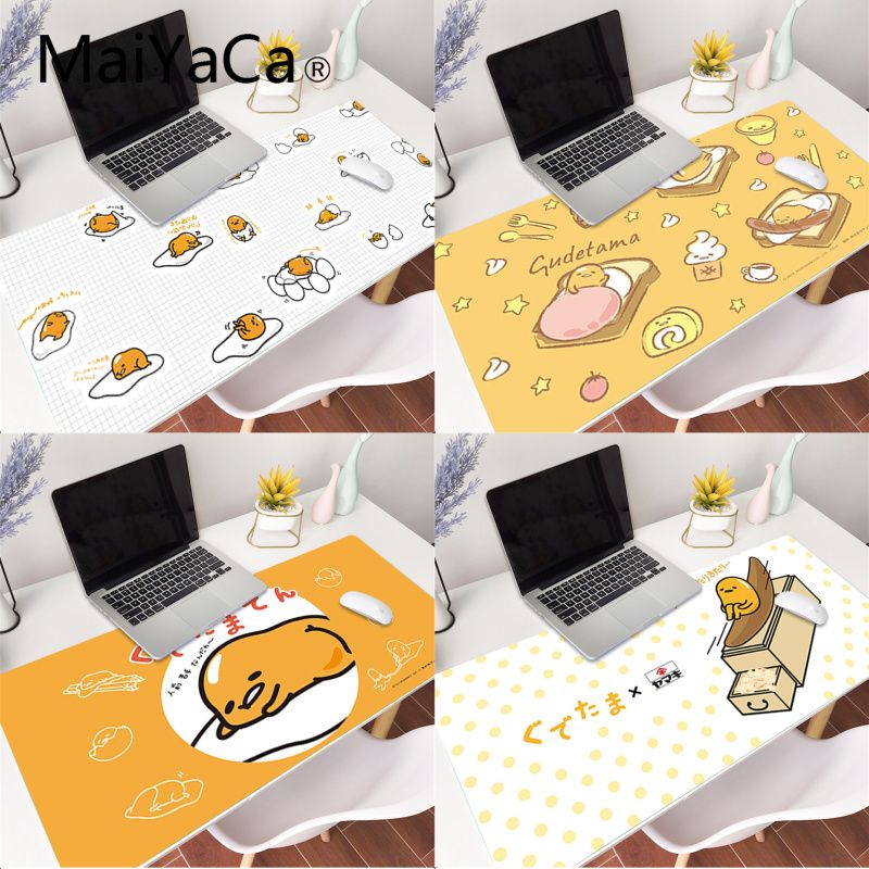 MaiYaCa Japan Anime Egg Rubber Pad to Mouse Game Anti-slip Rubber Gaming Mouse Mat xl xxl 800x300mm for Lol world of warcraft