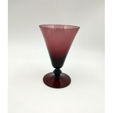 solid color hand made martini glass cup