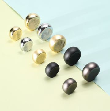 Textured Round Zinc Alloy Cabinet Knobs