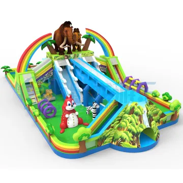EN14960 giant inflatable slip n slide