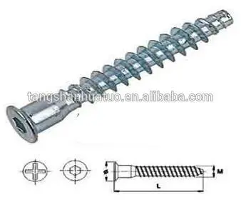 decorative furniture lock screws and fasteners