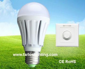 A60 led light diammable bulb E27 10W CE RoHS 2years guarantee
