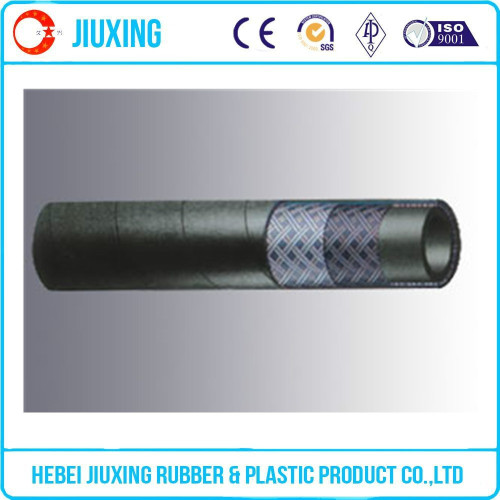 Double Fiber Braided Rubber Covered Hydraulic Hose SAE100R3(manufacturer)