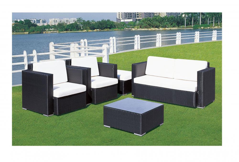 PE Rattan Leisure Wicker Furniture Sofa Set