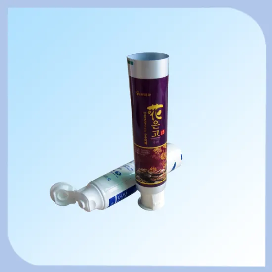 100ml ABL tube with flip top toothpaste tube offset printing