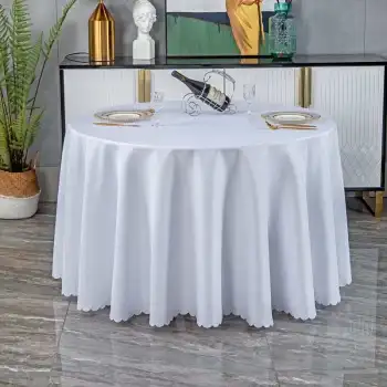Spandex Banquet Dining Table Cloth Cover - Rectangle and Round Tablecloths