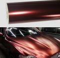 Satijn metalen wijnrood auto wrap vinyl
