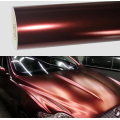 satin metallic wine red car wrap vinyl