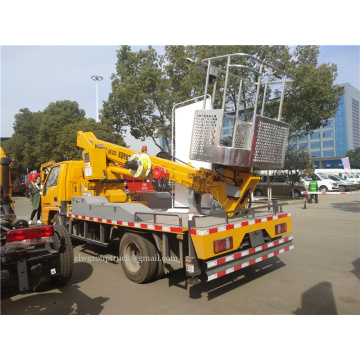 Scissor lift type aerial work platform truck