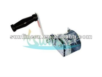2500lbs galvanize hand winch with belt
