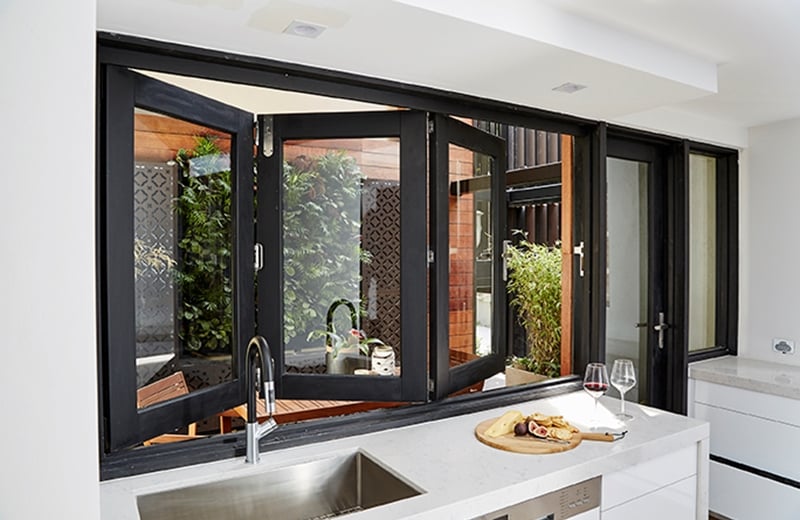 Bunnings Premium Aluminum Bifold Windows