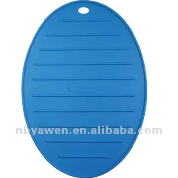 oval silicone pot holder
