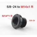 Black aluminum fuel filter adapter