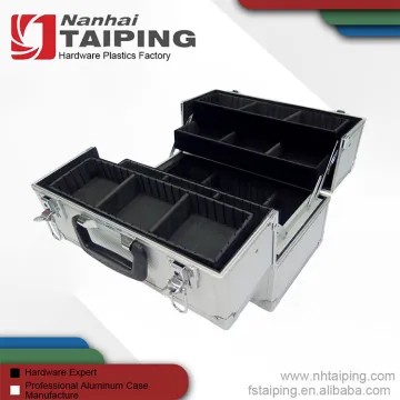 New Fashion Silver Surface Aluminum Beauty Cosmetic Box Case