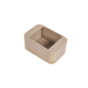 Durable Square Wood Lamp Stand for Interior Use