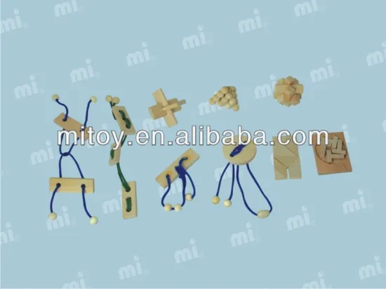 Christmas factory production ICTI certification mini wooden puzzle