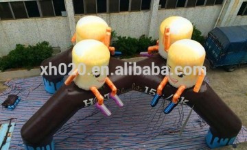 New and hot sale inflatable finish line arch for racing advertising