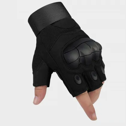 Tactical Half Finger Gloves for Men - Outdoor Combat Hunting Gear