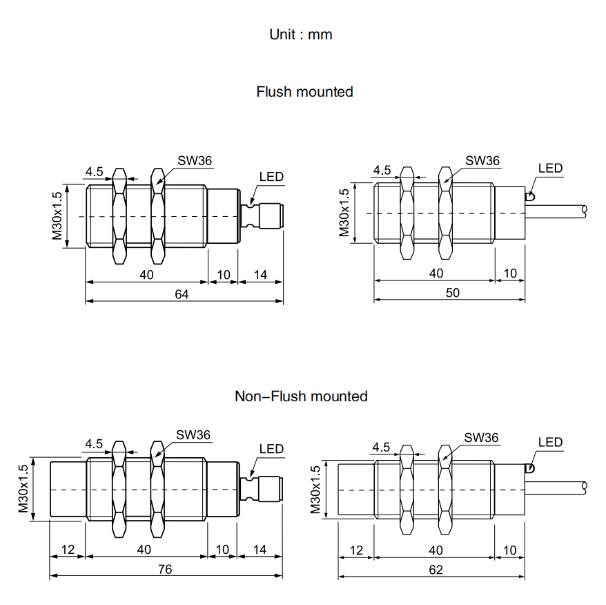 M30 Inductive Proximity Sensor