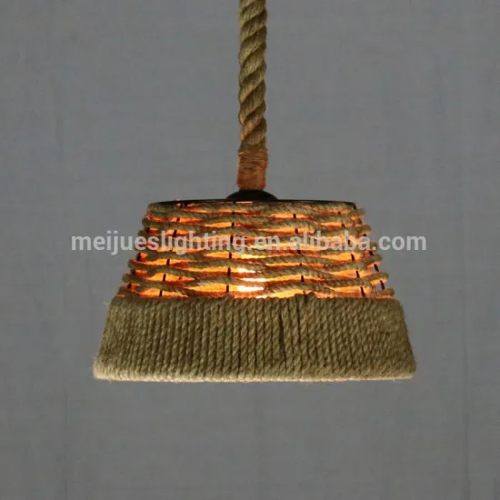 Best selling products fancy beautiful traditional bedroom ceiling moroccan hemp rope chandelier