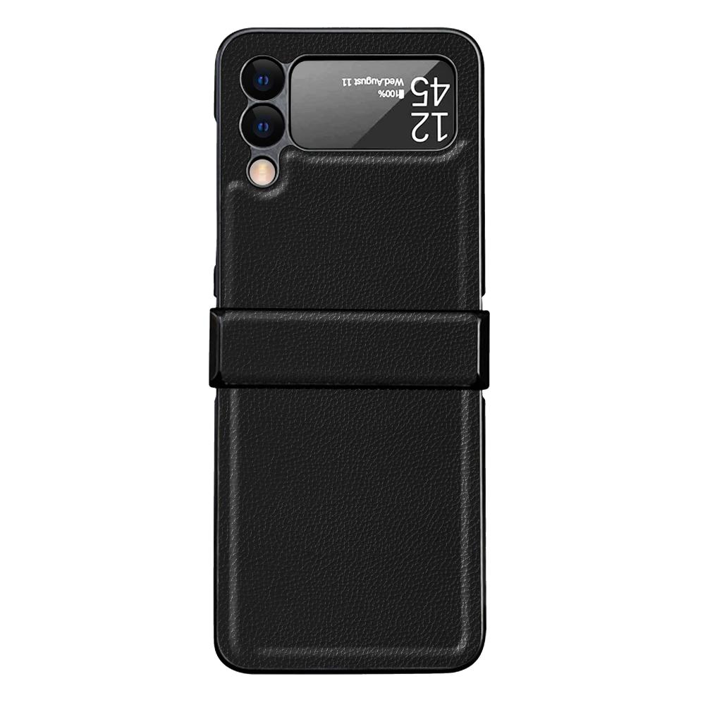 Pieghevole Samsung Z Flip 4 Case di telefono in pelle