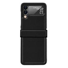 طي Samsung Z Flip 4 حالات هاتف جلدية