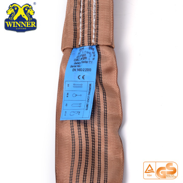 EN1492 Standard Polyester WLL 6 Ton Round Sling For Lifting