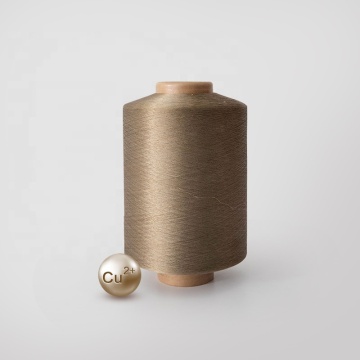 Eco-Friendly Copper Infused Nylon Yarn 70D/48F Non Twisted