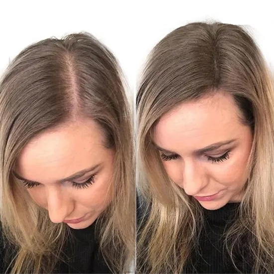 Women Hair Topper Piece Synthetic Hair 3 Clips In one piece Hair Extension long straight High Temperature Fiber