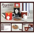 Big Hero Baymax Coffee Cup with Wood Lid