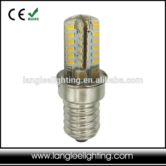 Crystal E14 LED Bulb 1.3W 48SMD 3014 12VACDC or 220VAC